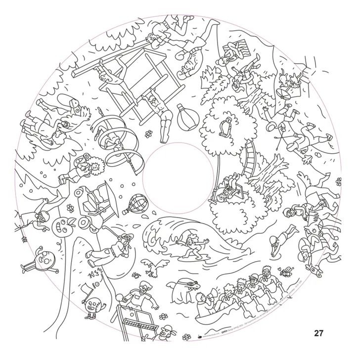 Drawin'Kids Recharge 20 feuilles Drawin'kids x OMY | Blanc
