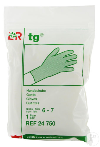 Lohmann & Rauscher Tg Gant 100% Coton Petit 6-7 1 Paire (24750)