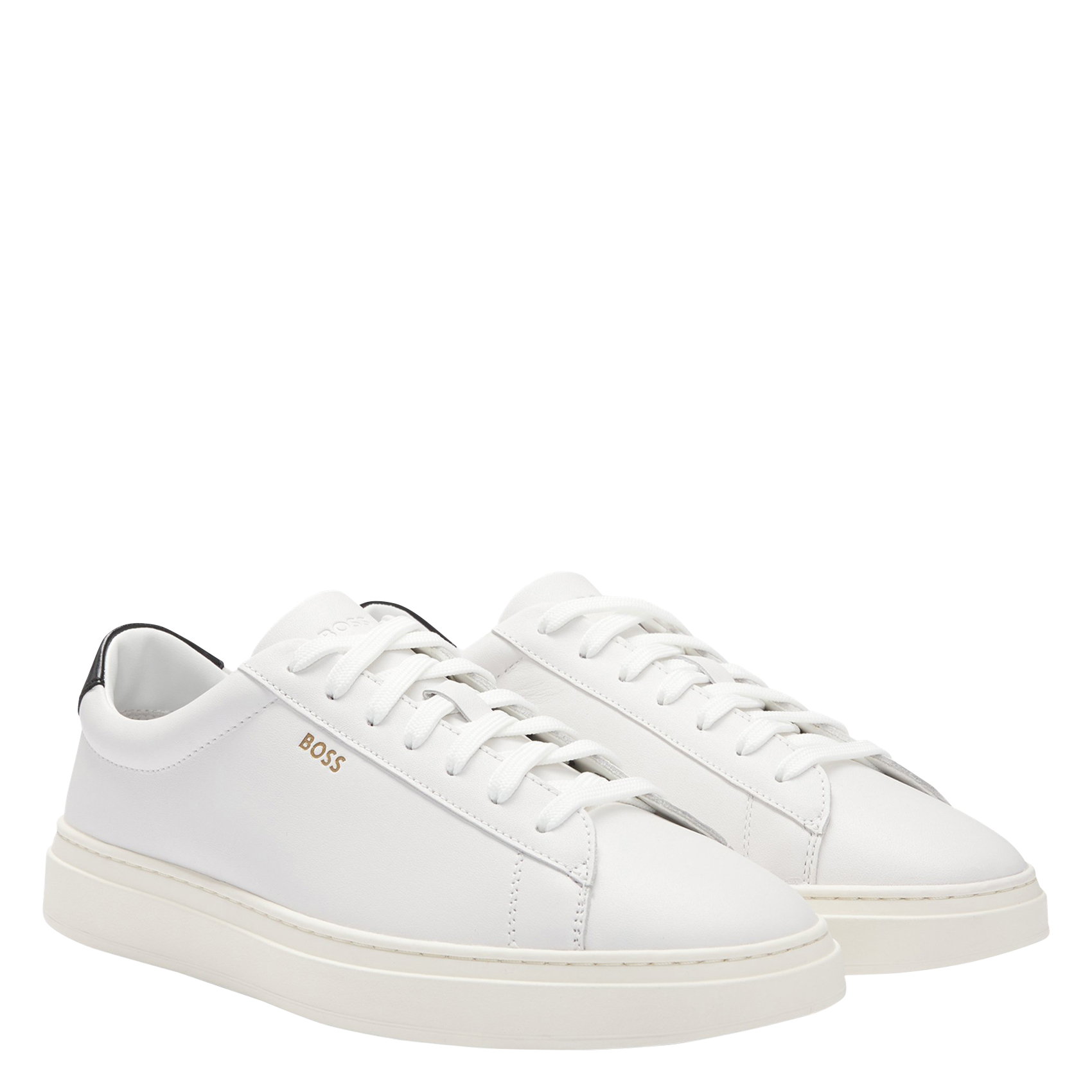 Baskets basses en cuir | Beige