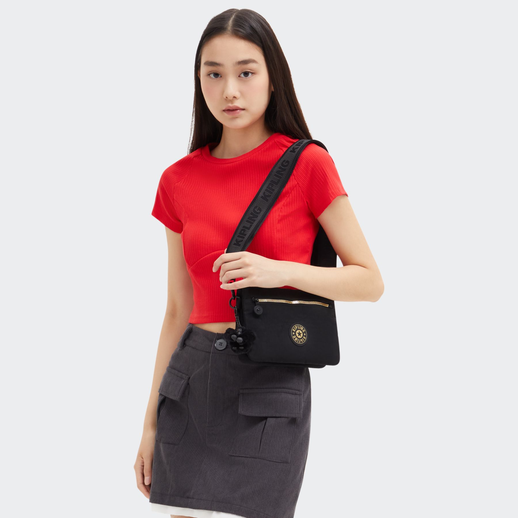 RIRI ZIP Petit sac à bandoulière - Glorious Gold