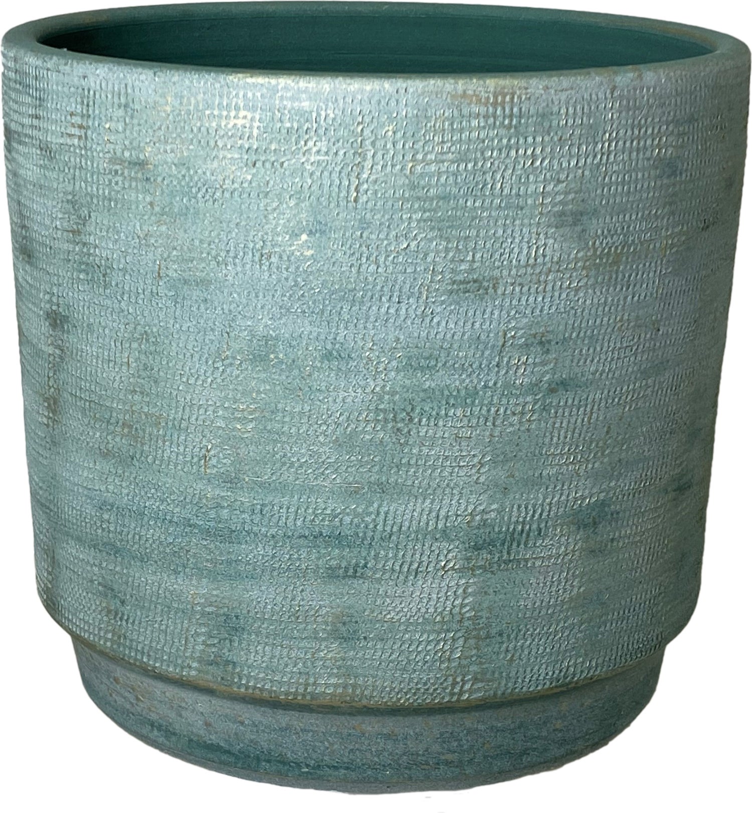 HS bloempot Braga blauw D 32 H 30 cm