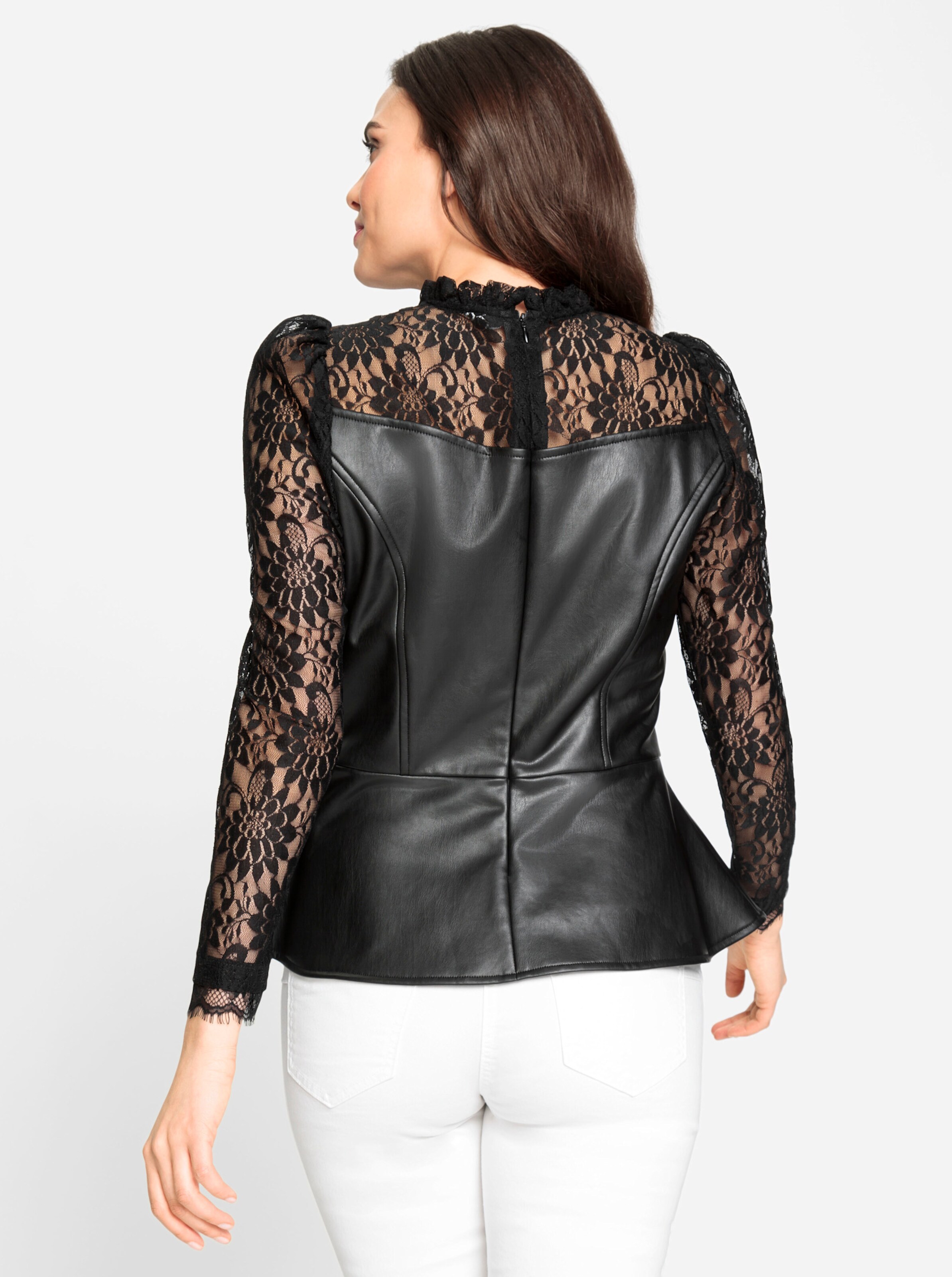 heine Bluse in schwarz