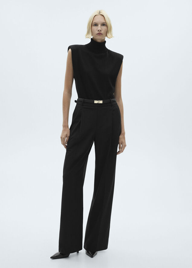 MANGO Playsuit. -- ULTRA Black