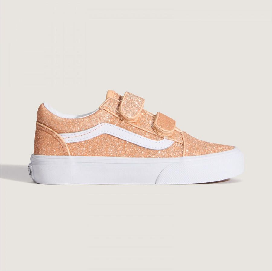 Vans Lage Sneakers Old Skool V GLITTER Apricot Glow