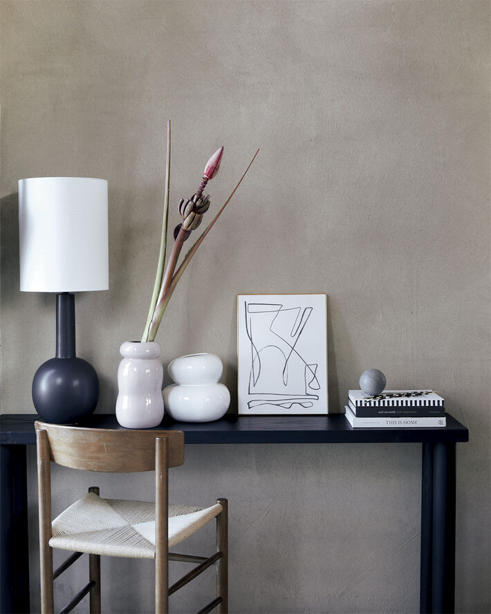 Urban Nature Culture Vase Pebbles white