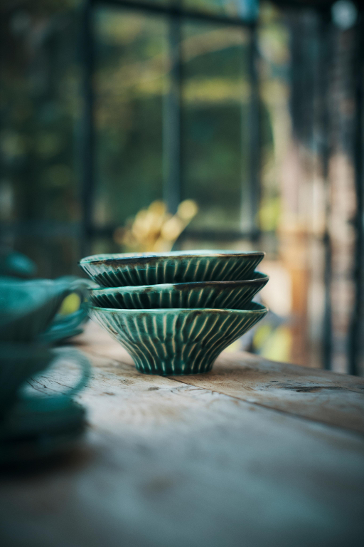 Serax Verde Lanza by Pascale Naessens kom Ø12 set van 2