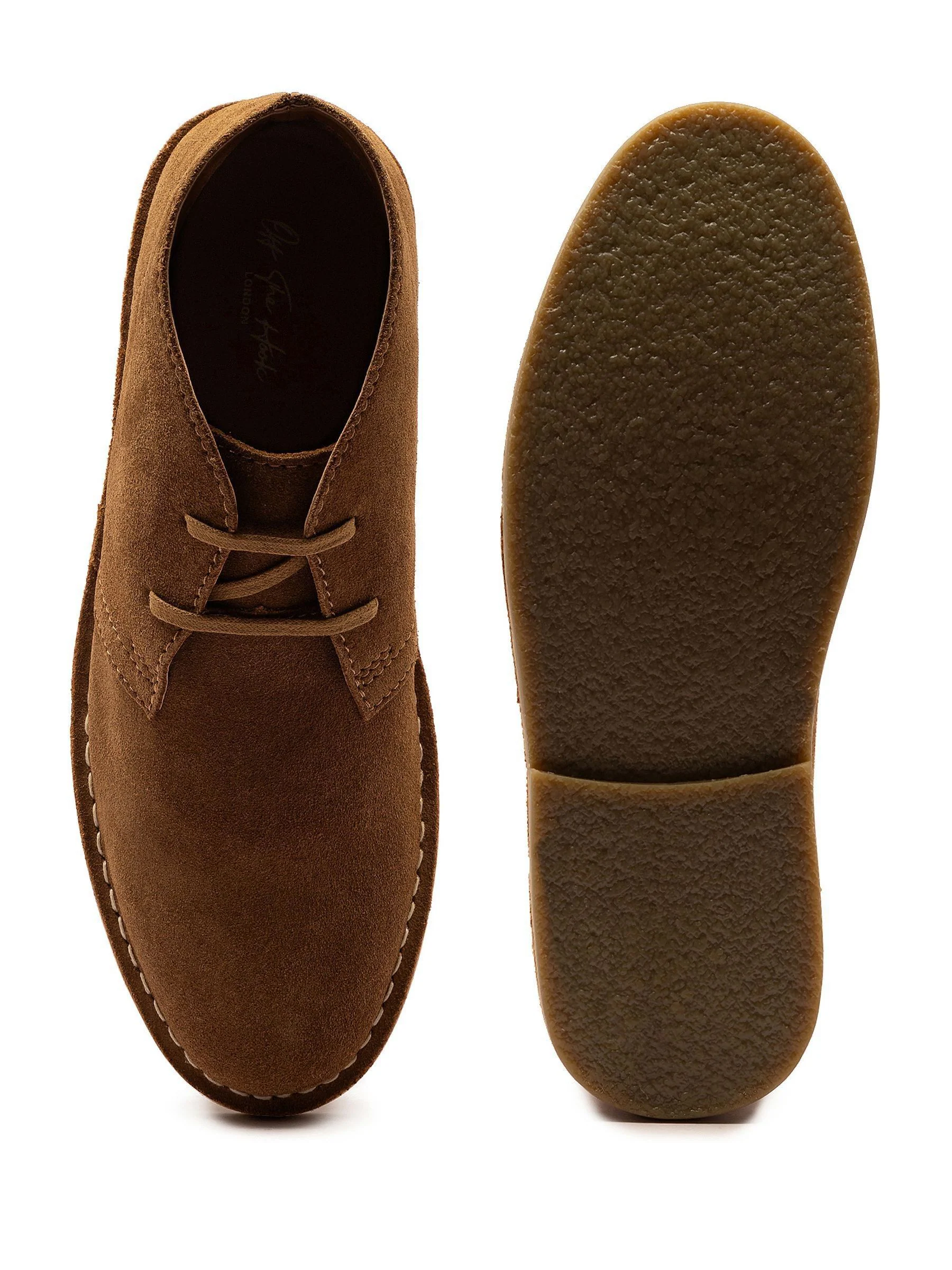 Bruin - Off The Hook Sahara suède leren Desert Chukka Vetersluiting Boots