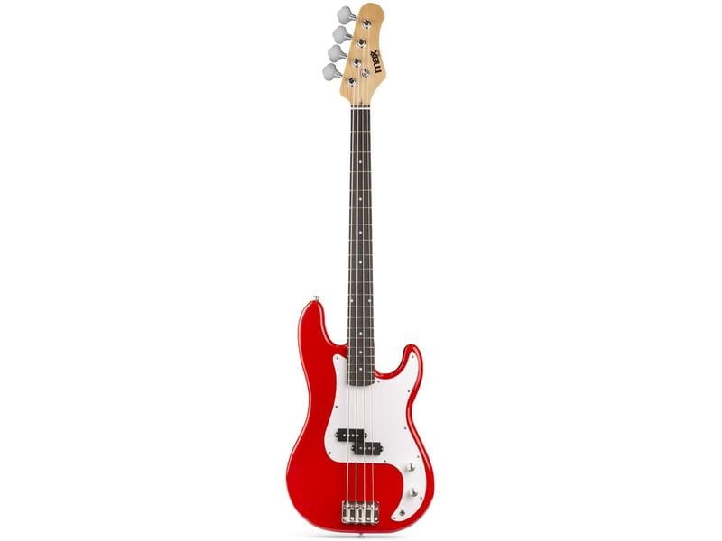 MAX E-Bass GigKit Rot Bass Gitarrenset