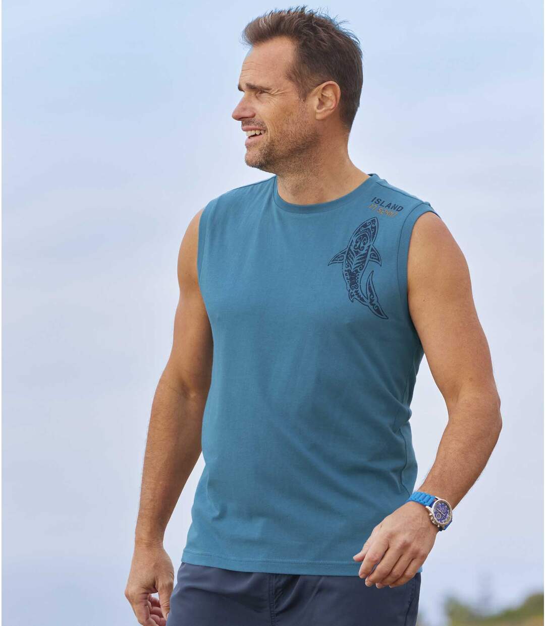 Lot de 3 Tee-Shirts Sans Manches Pacific Shark