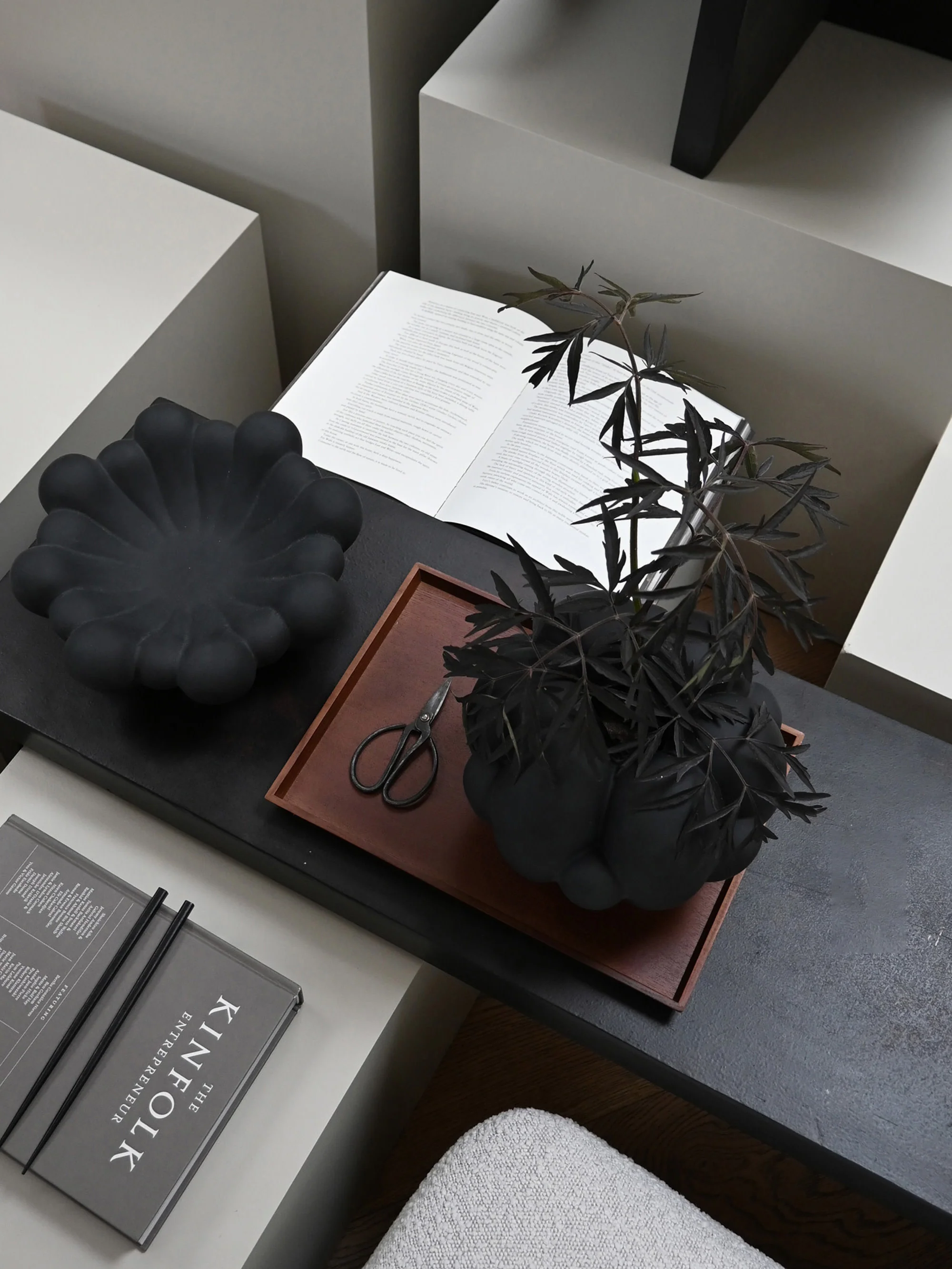 Handgemaakte vaas Bloom, H 18 cm