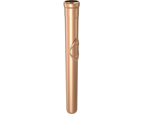 Zambelli ronde koperen standpijp met reinigingsopening, nominale breedte 100 mm, 1000 mm