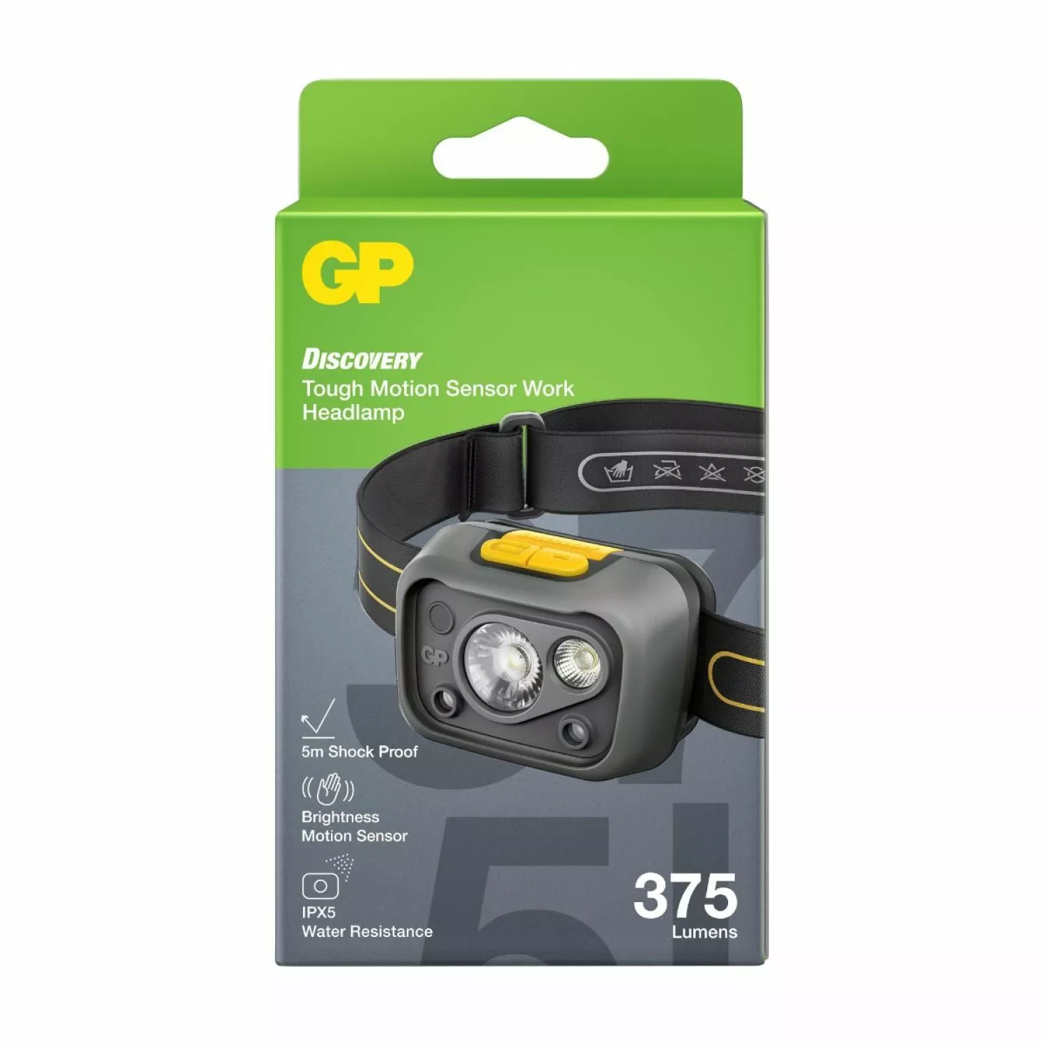 GP CHW54 Hoofdlamp -  375lumen - 3X AAA - 260GPACTCHW54000