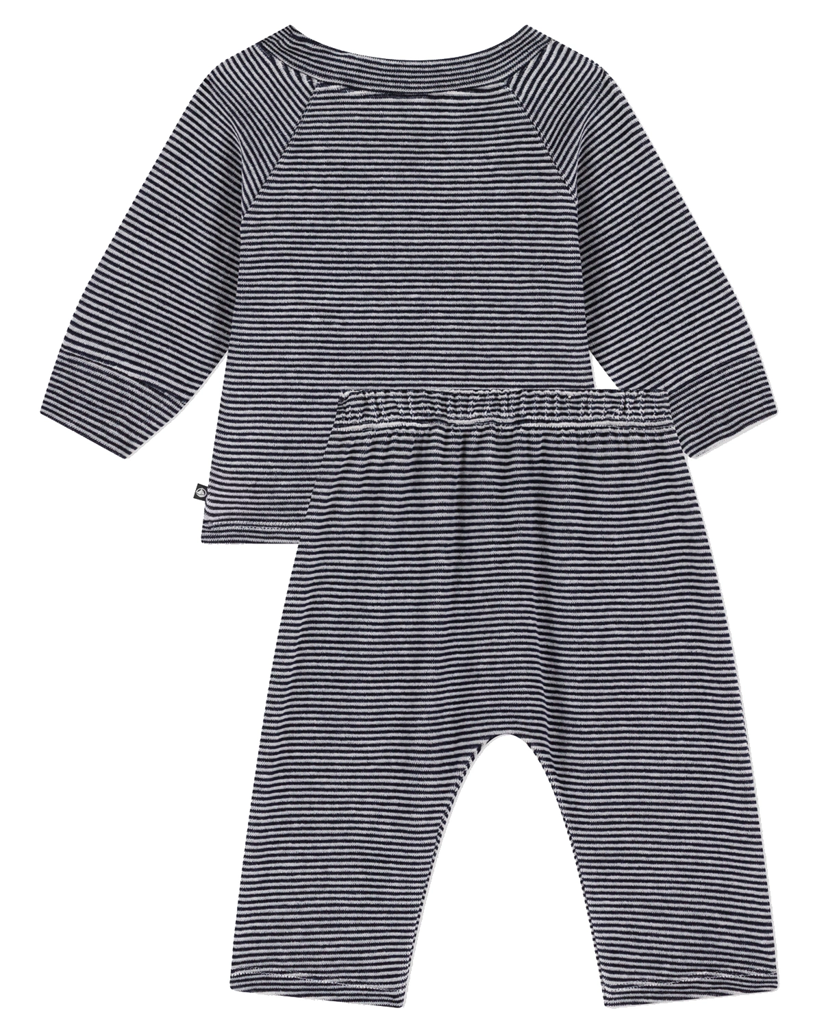 Langarm-Shirt LADEN 2-teilig in schwarz/weiß