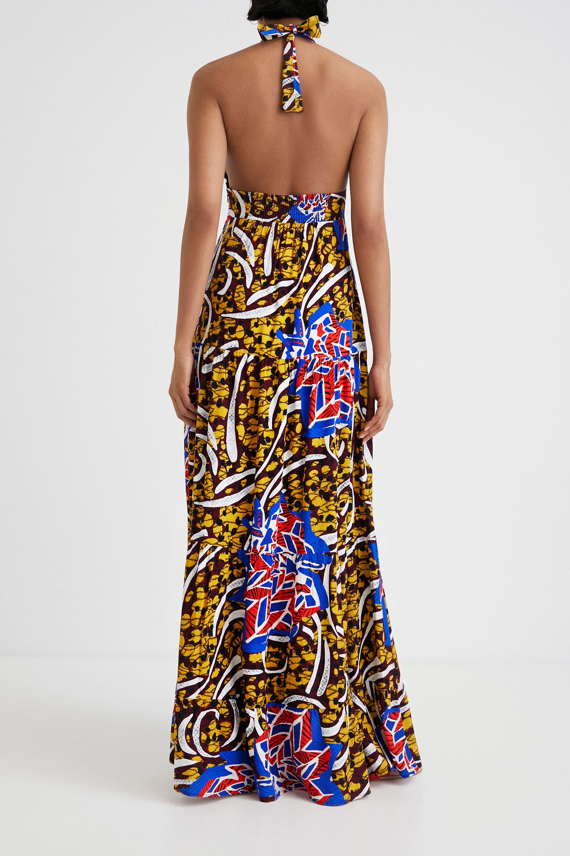 Robe longue dos nu Stella Jean