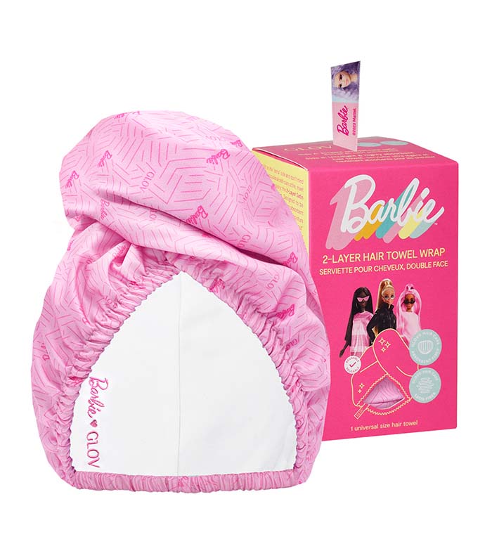 GLOV - *Barbie* - Toalha turbante de cetim e tecido - ZigZak