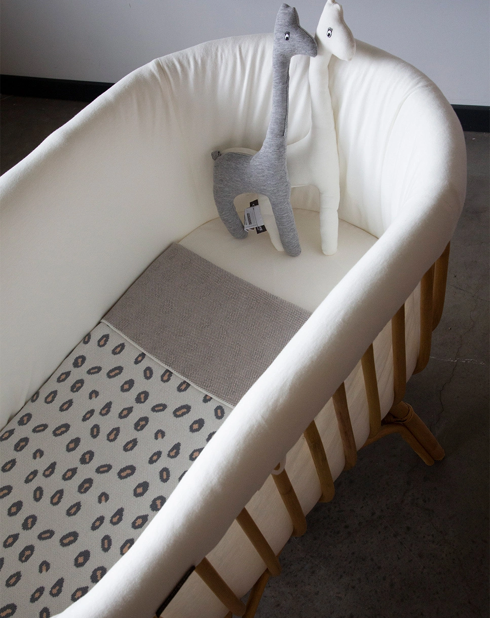 Babydecke LEOPARD (85x70) in beige