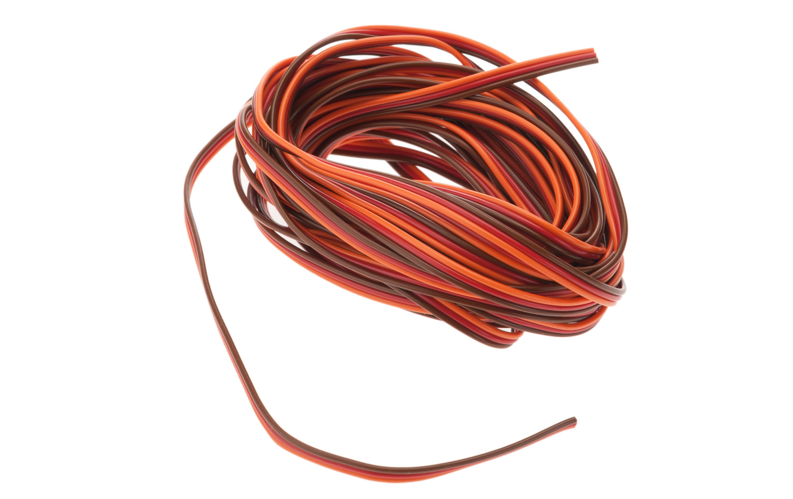 Servokabel JR/Graupner 0,25 mm² 5 m ohne Stecker/BuchseAnschlusskabel