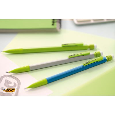 BIC Matic ECOlutions - Pack de 10 porte mines - HB - 0,7 mm - avec gomme