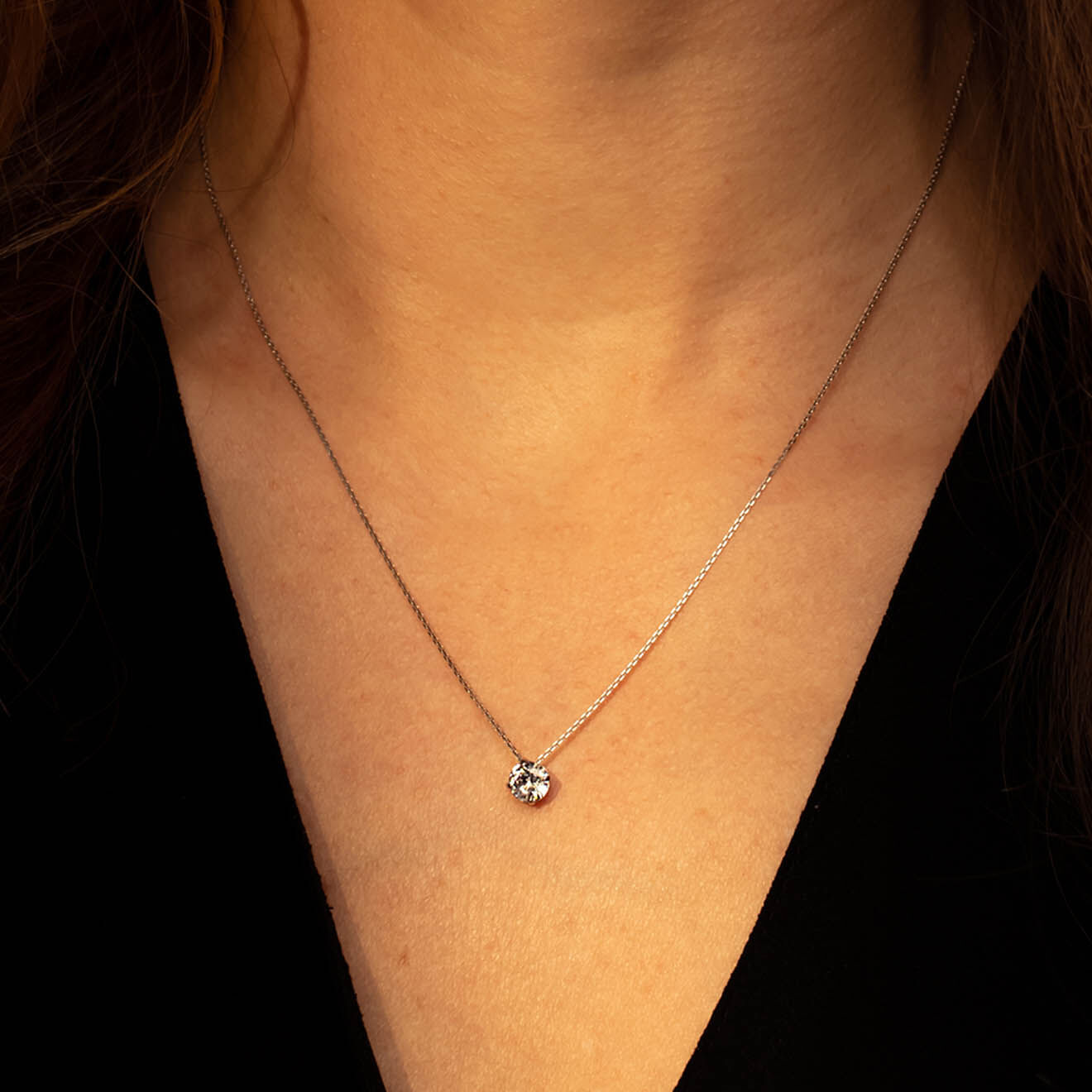 Instant d'Or Pendentif Splendeur or blanc