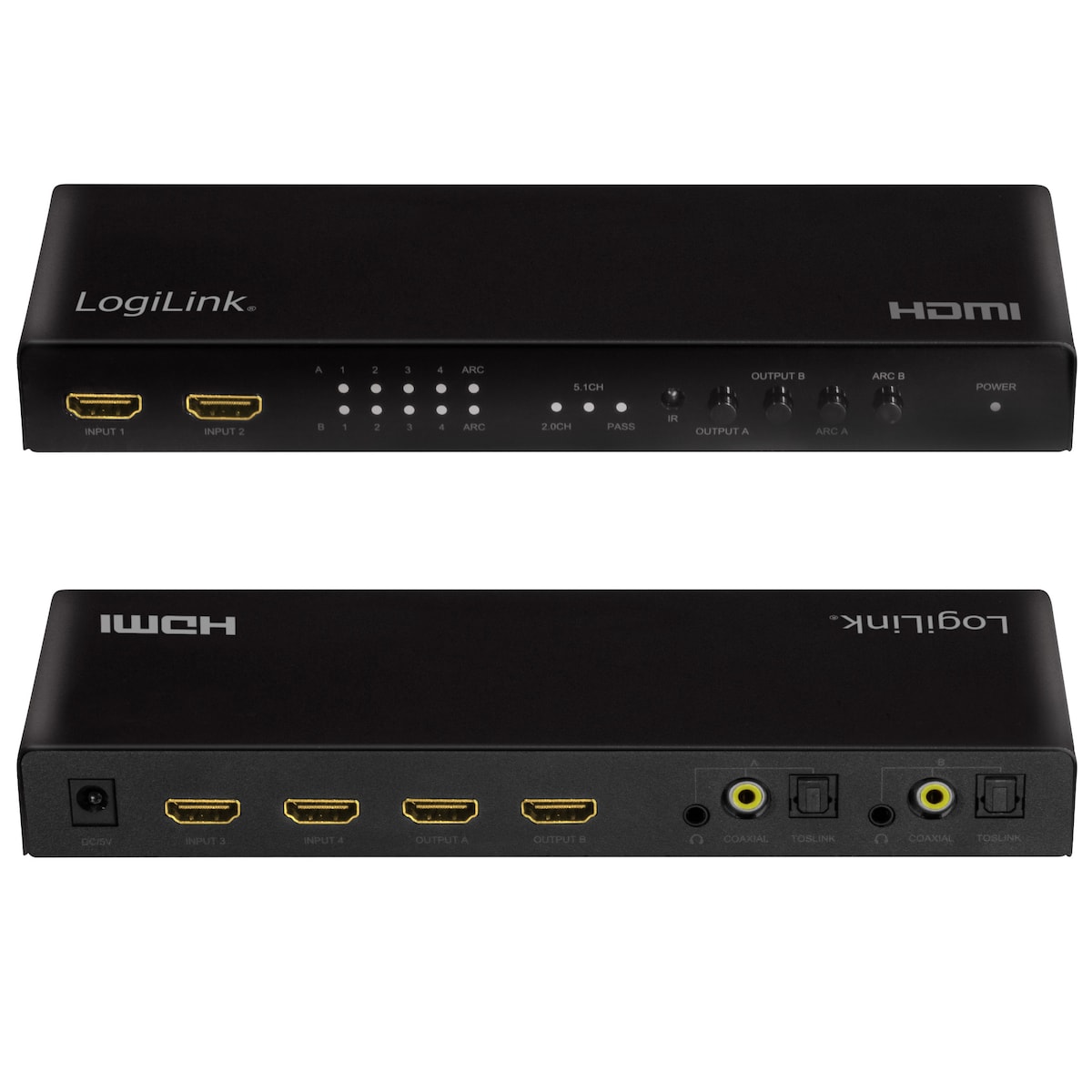 HDMI Matrix-switch 4K/60Hz ARC HDCP HDR CEC
