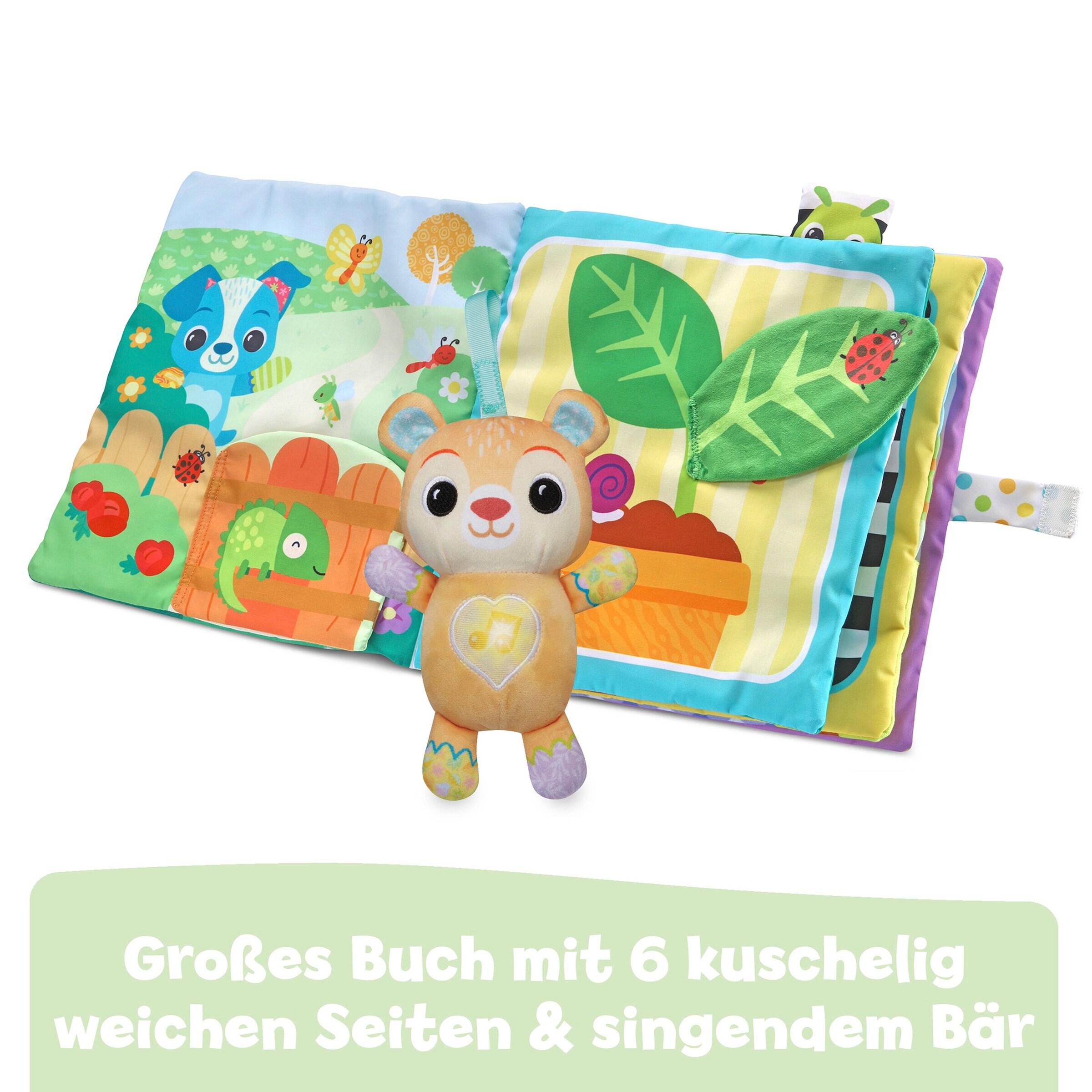 Vtech - VTech Baby Mein großes Plüsch-Buch
