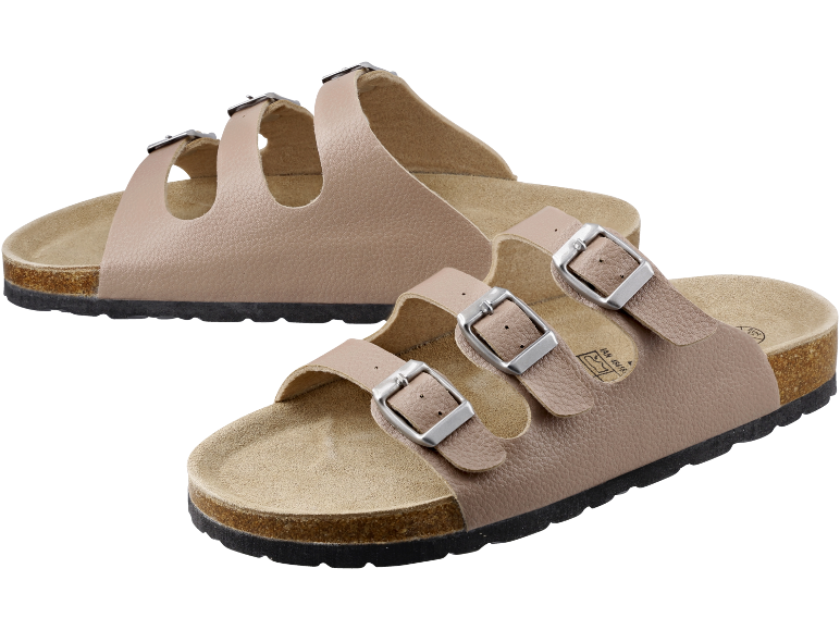 Leren dames slippers