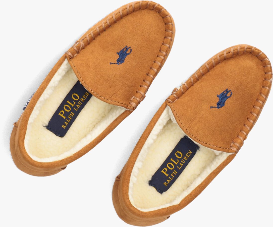 POLO RALPH LAUREN cognac polo ralph lauren pantoffels dezi iv