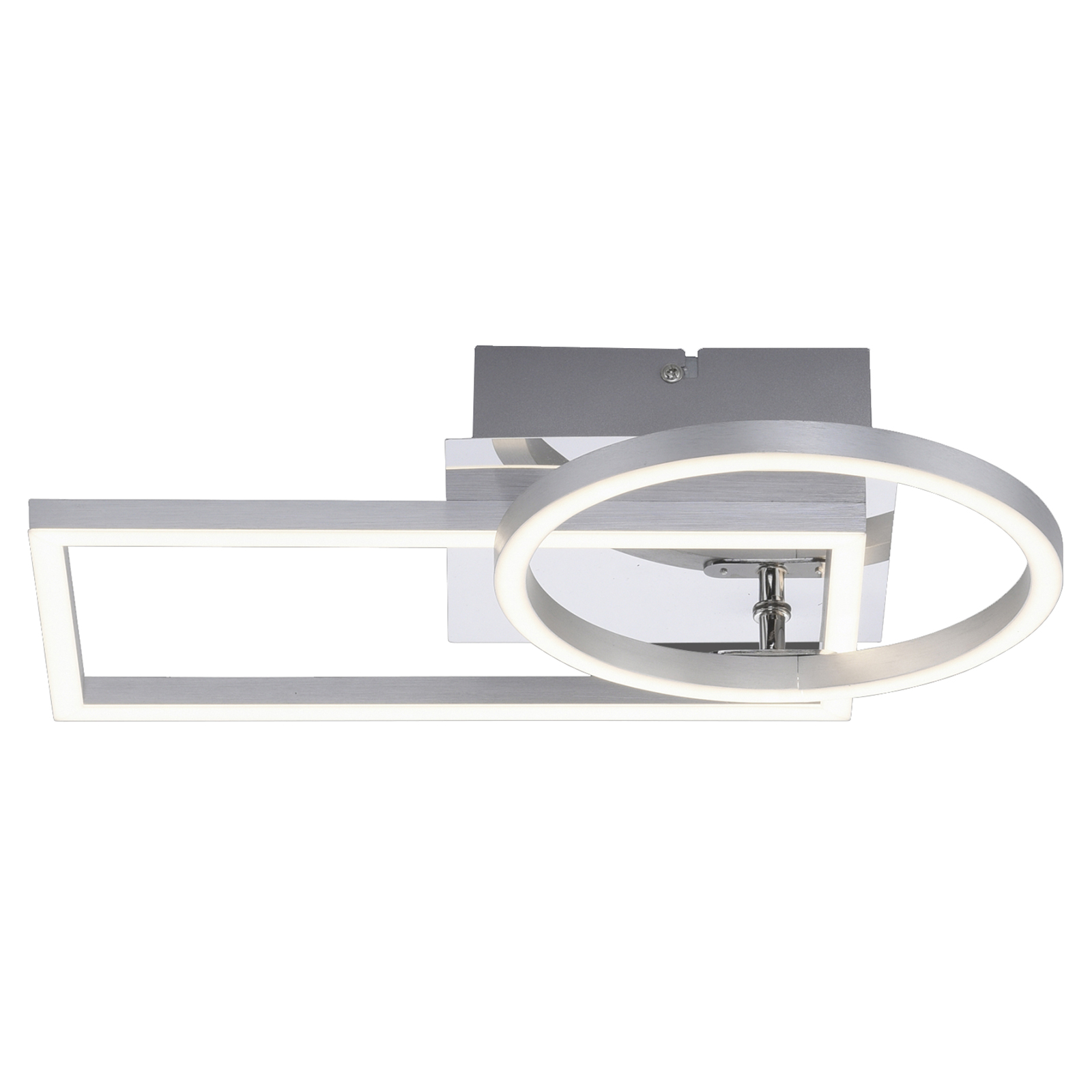LED-Deckenleuchte - stahlfarben - 37 cm