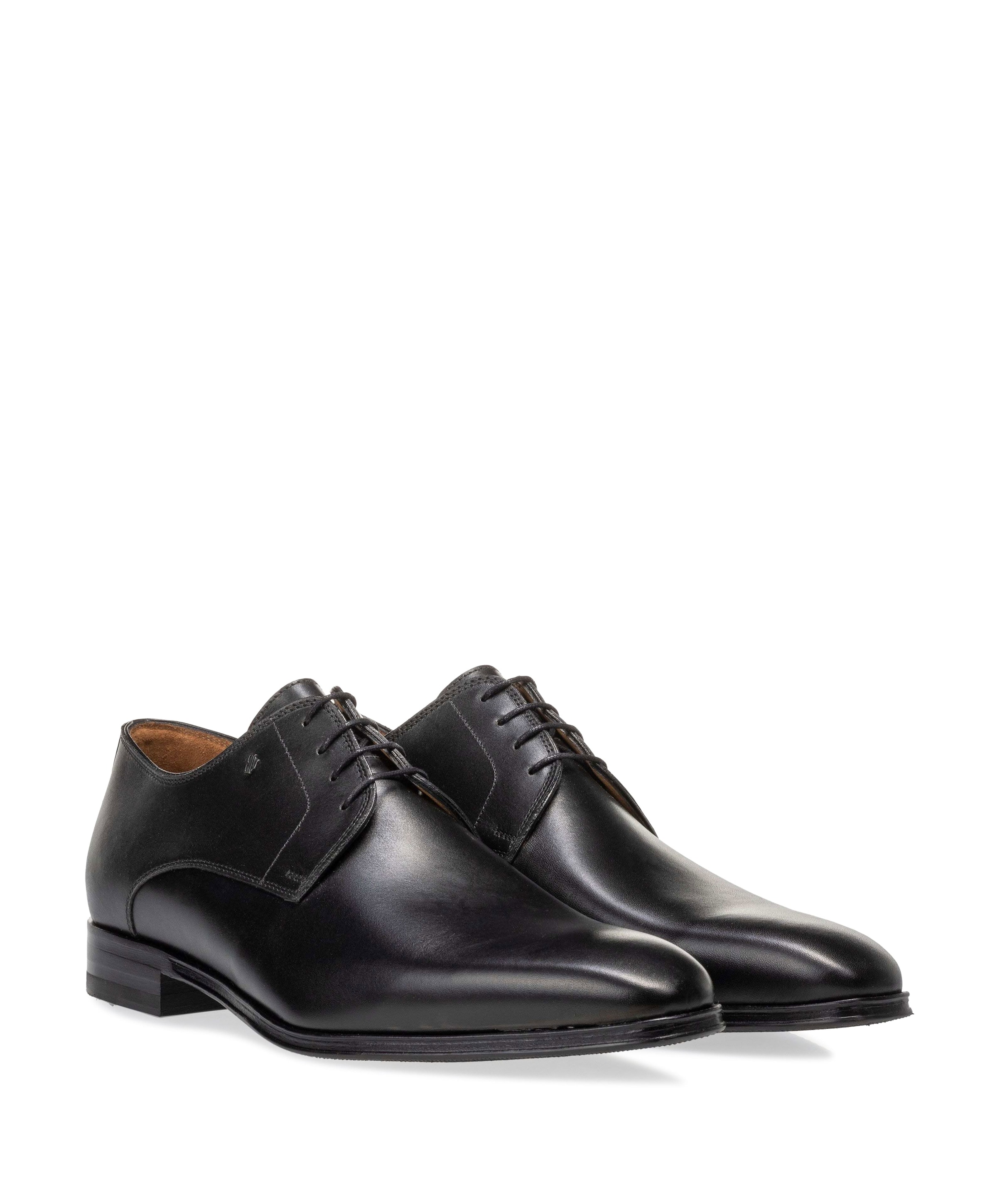 Van Bommel heren veterschoenen zwart