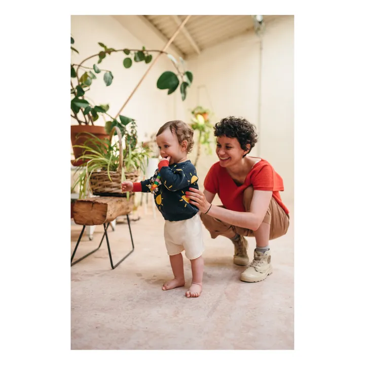 Bayiri Short Tricot Coton Bio | Ecru