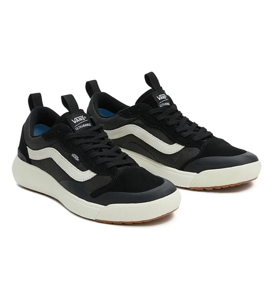 Tênis Vans UA Ultrarange Exo SE Herringbone em couro preto