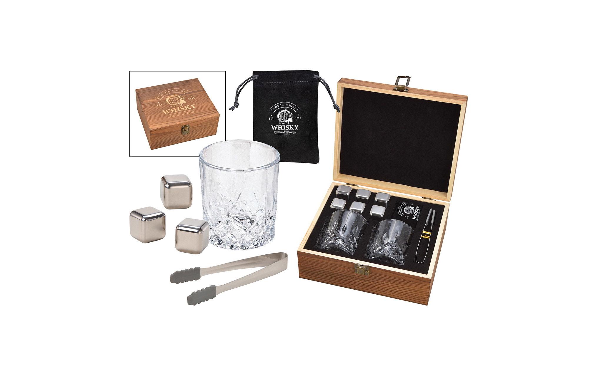 Whisky-Set Whisky-Set 11-teilig, 300 ml, BraunWhisky-Geschenkset