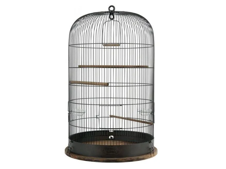 Zolux Cage Retro Marthe diam. 45 for birds col. Black