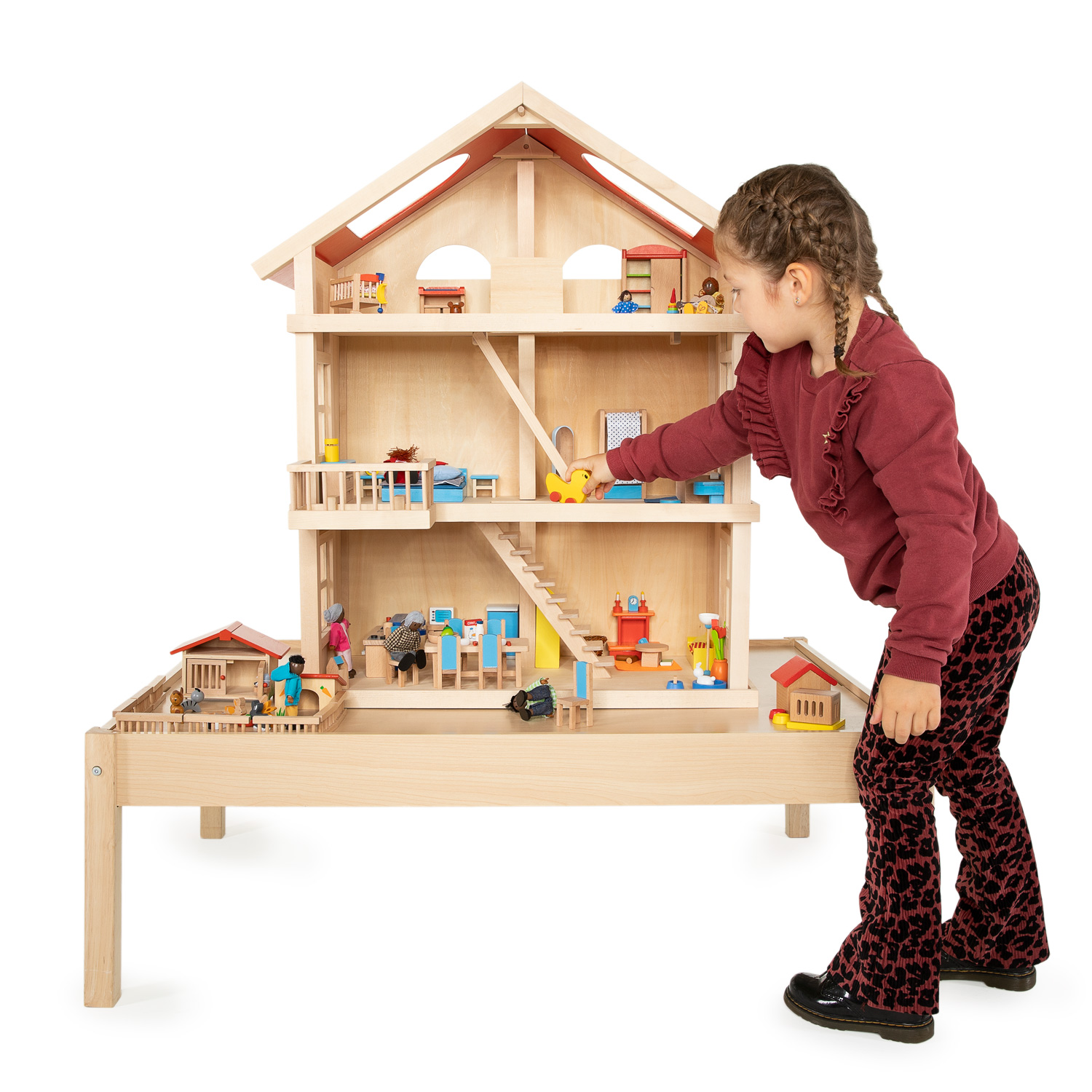 Goki Houten Poppenhuis XL