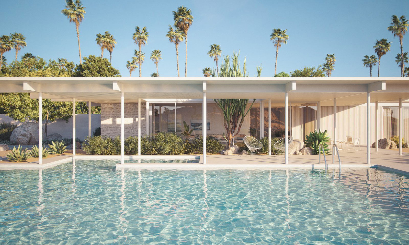 Palm Desert House by Guachinarte - Limited Edition. Edition of: 150. Signed.