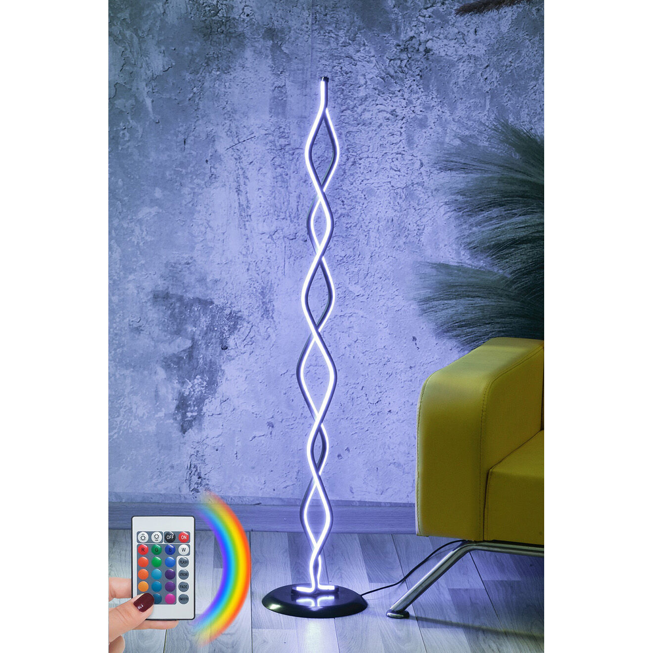 Sheen Lampadaire Catena multicolore - 25x25x120 cm