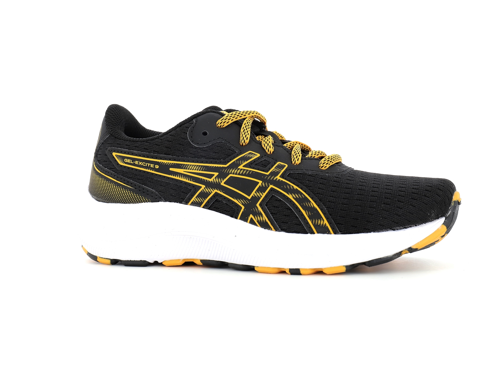 Asics-GEL EXCITE 9 GS Matières combinées Noir Orange