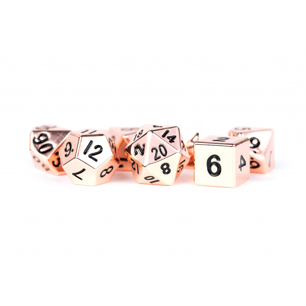 Set de 7 Dés JDR - Métalliques