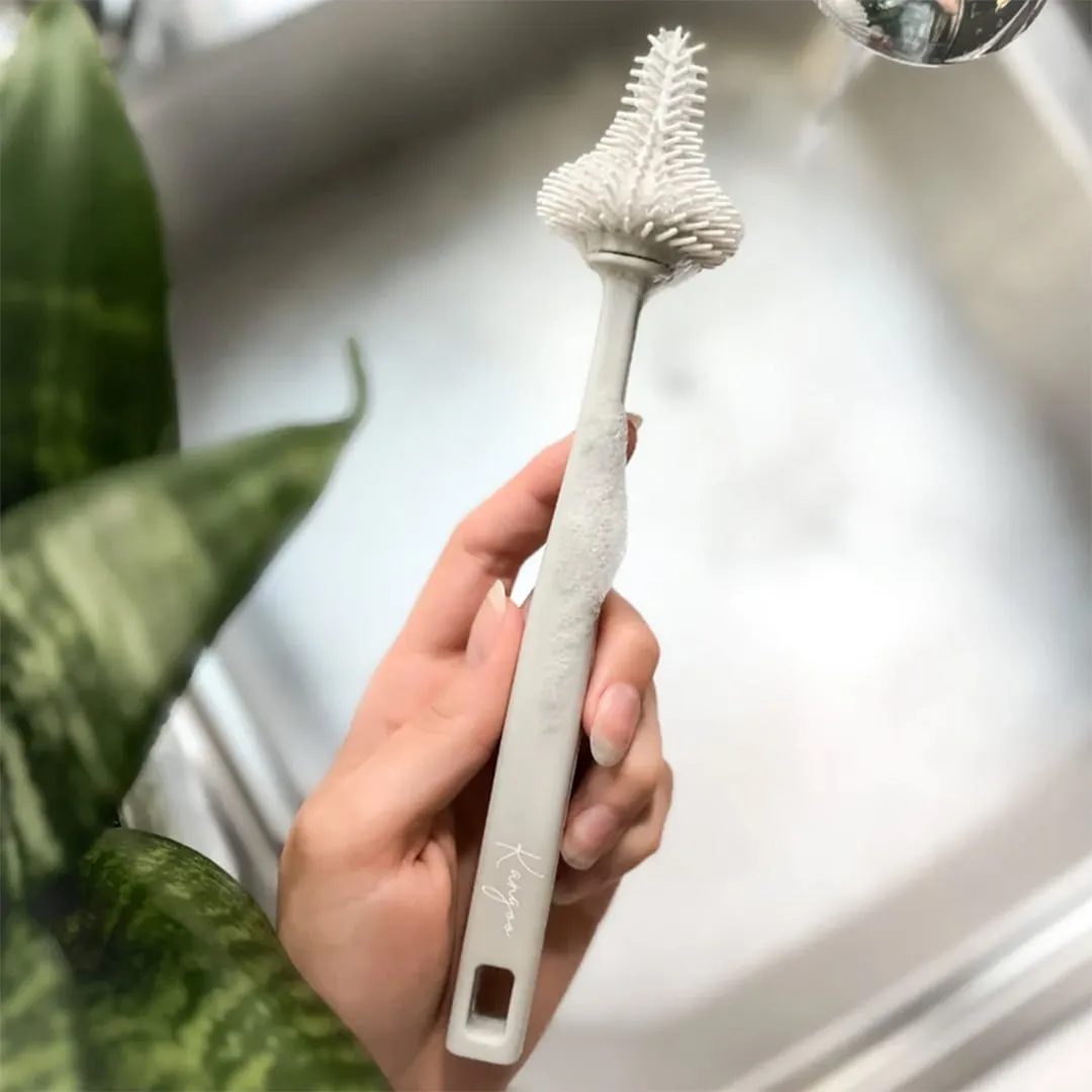 Kangoo et cie Brosse de nettoyage en silicone pour pochettesbiberons