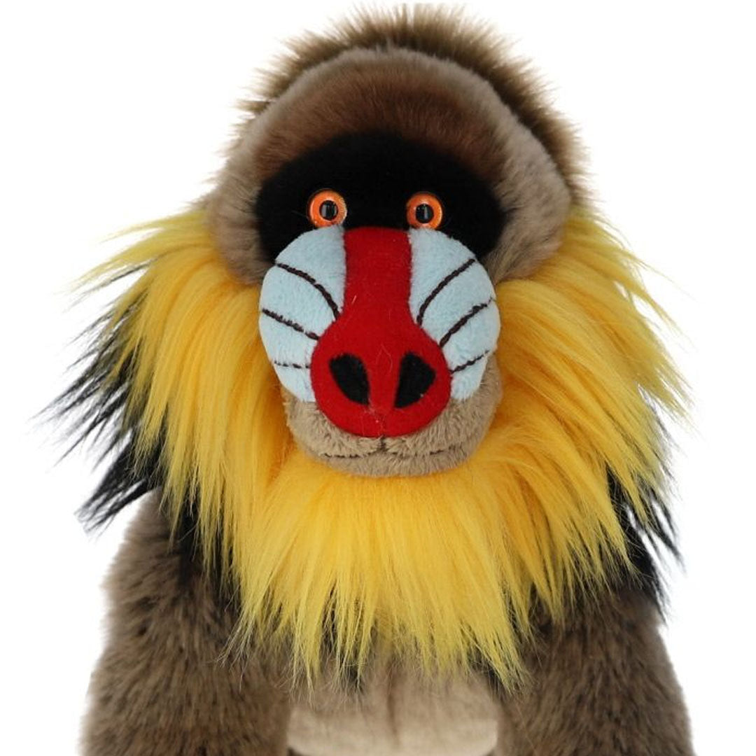 Le petit souk knuffelaap baviaan - 28 cm