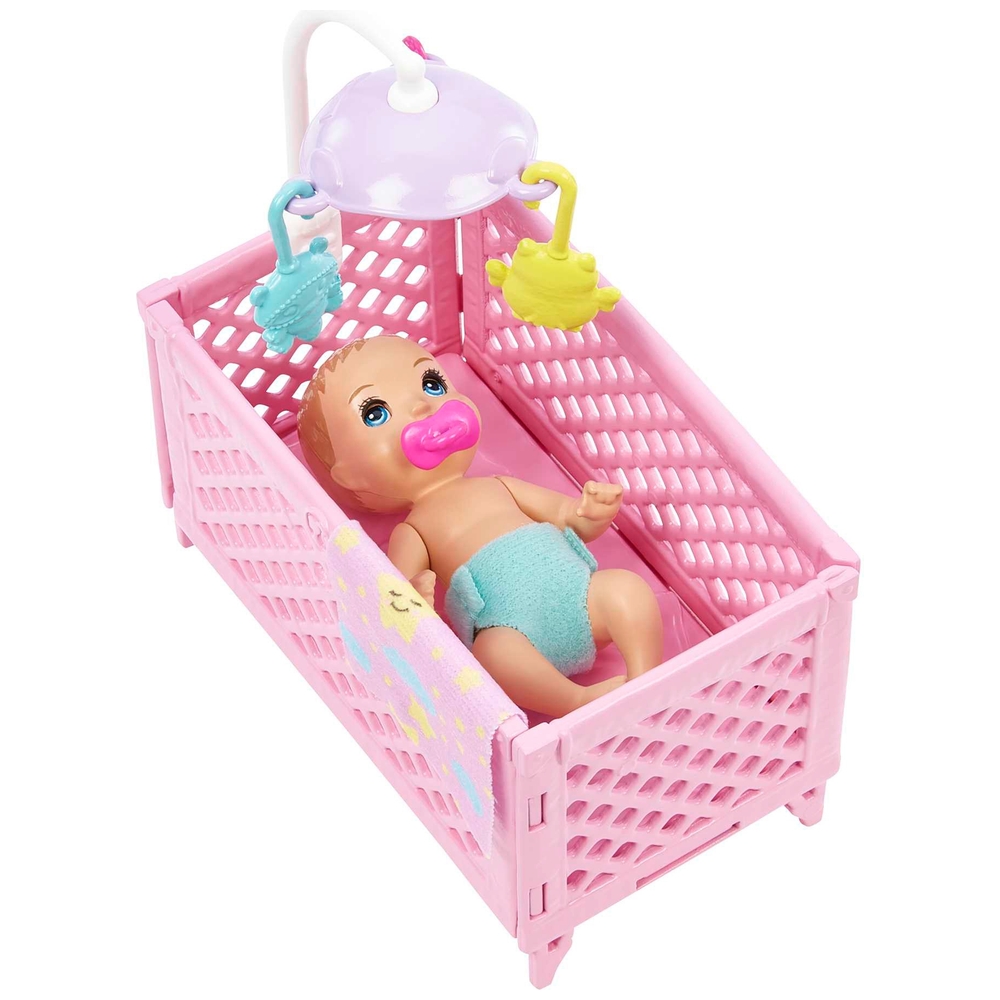 Barbie Skipper Großes Babysitter-Abenteuer: Schläfriges Baby-Spielset