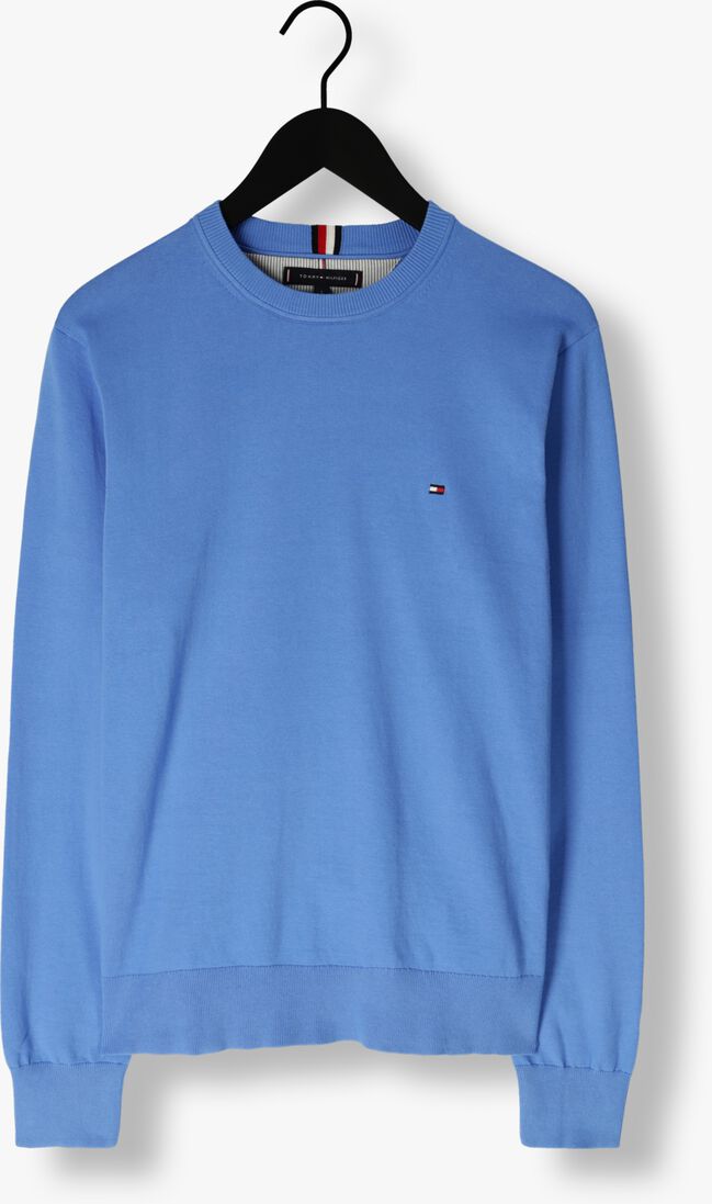 TOMMY HILFIGER blauwe tommy hilfiger trui 1985 crew neck sweater