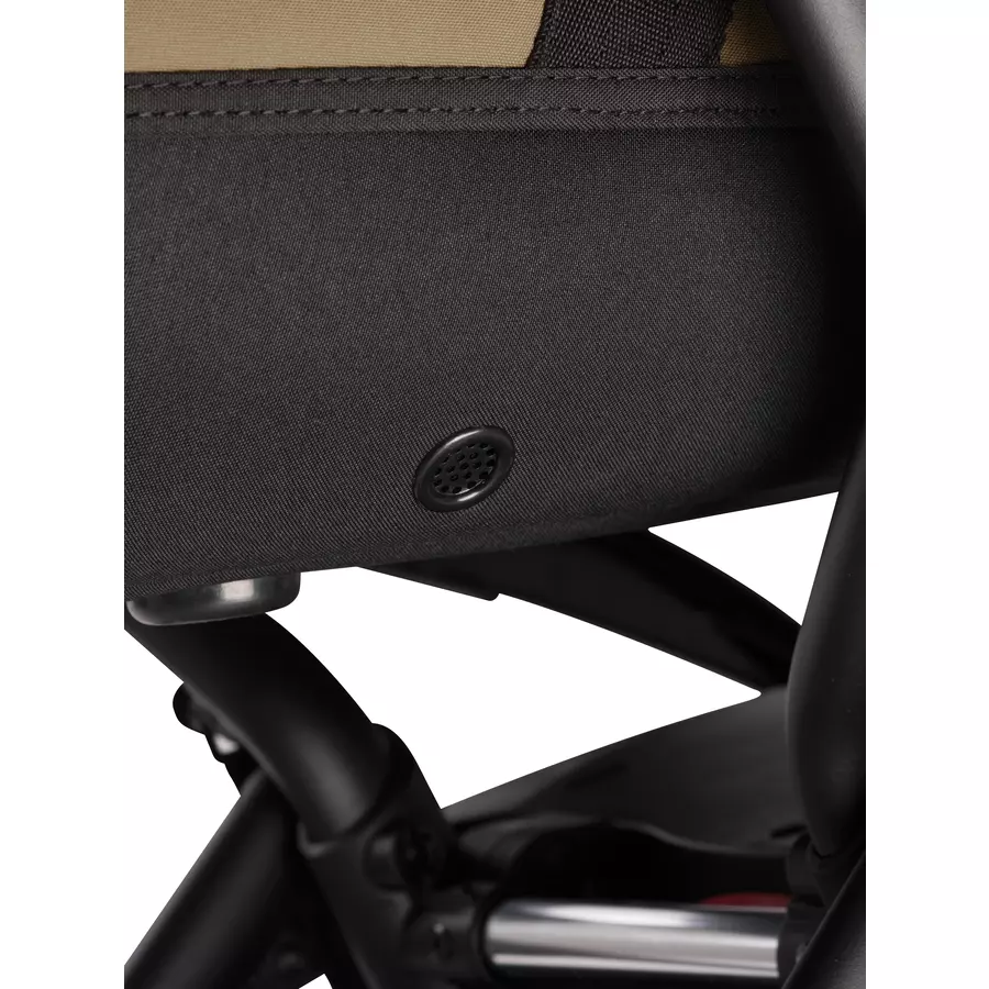 BABYZEN Kinderwagen YOYO2 0+ Black mit Liegewanne und Textilset Toffee