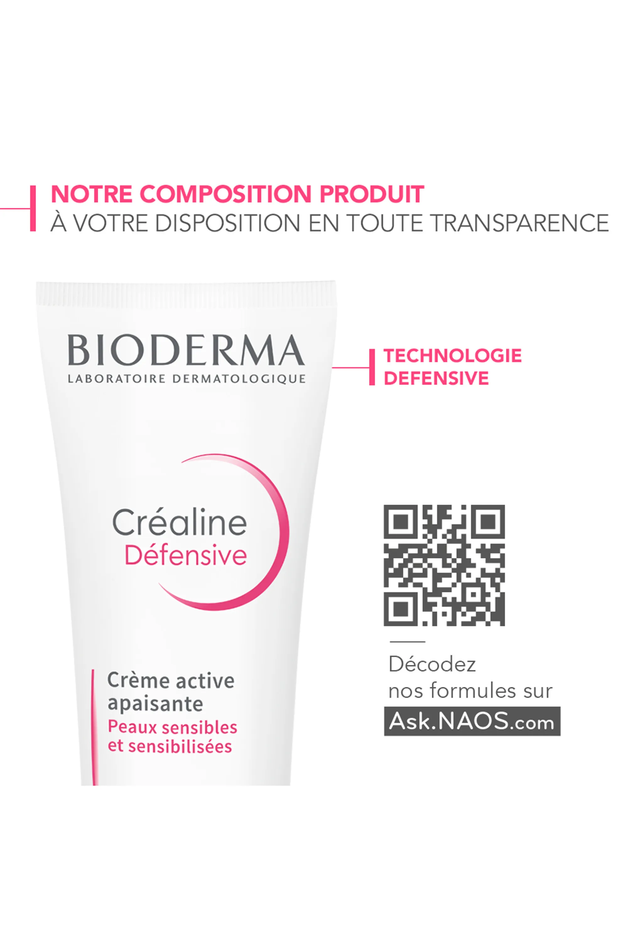 Bioderma Crème visage défensive Créaline-40 ml