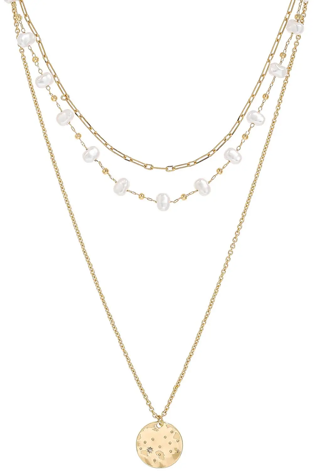 Layering Kette - Beach Pearls