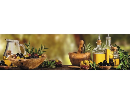 Keukenachterwand mySpotti Splash Domenic Olives 2200 x 600 mm SP-F1-1823