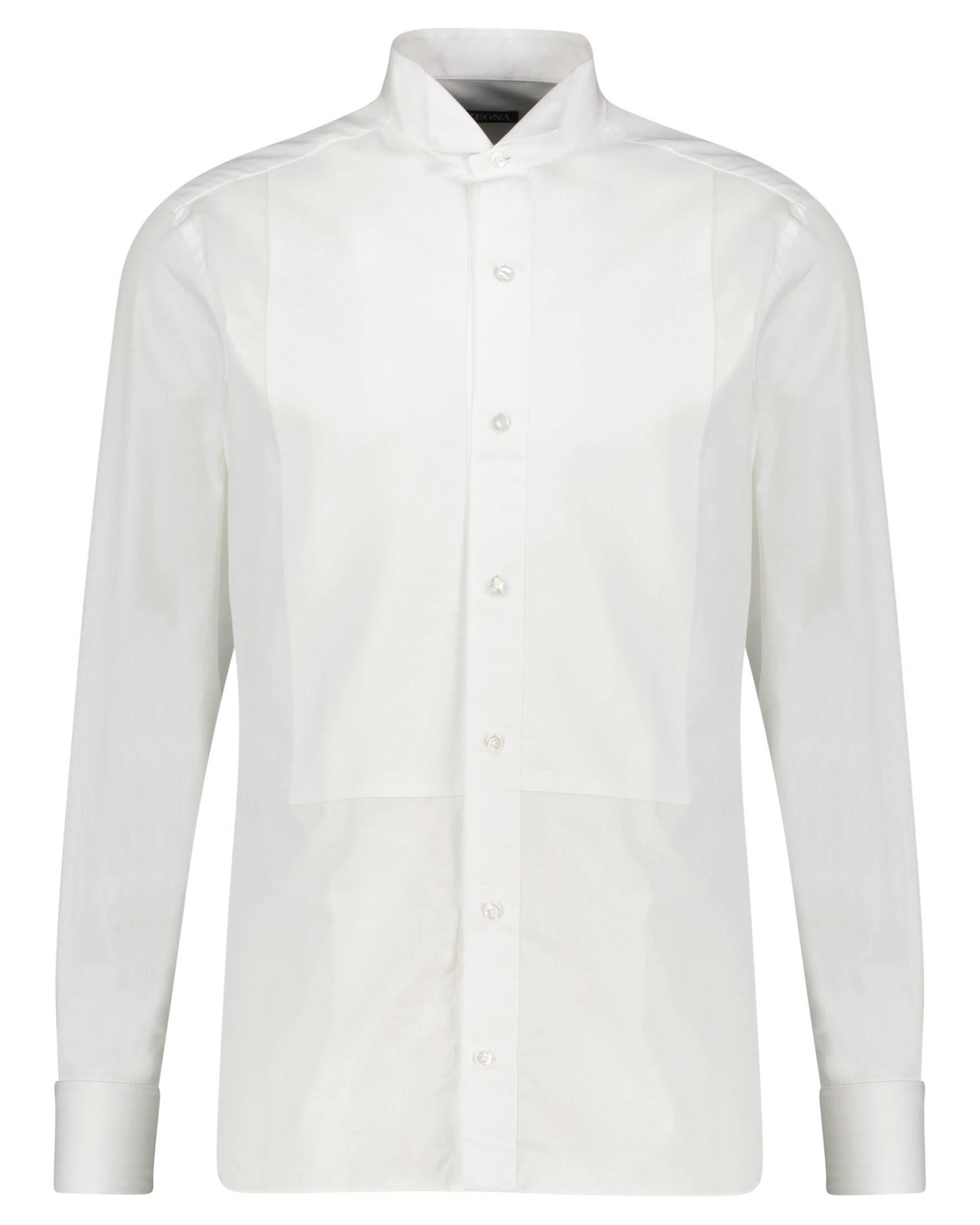 Zegna| Herren Hemd PIQUET EVENING Regular Fit Langarm