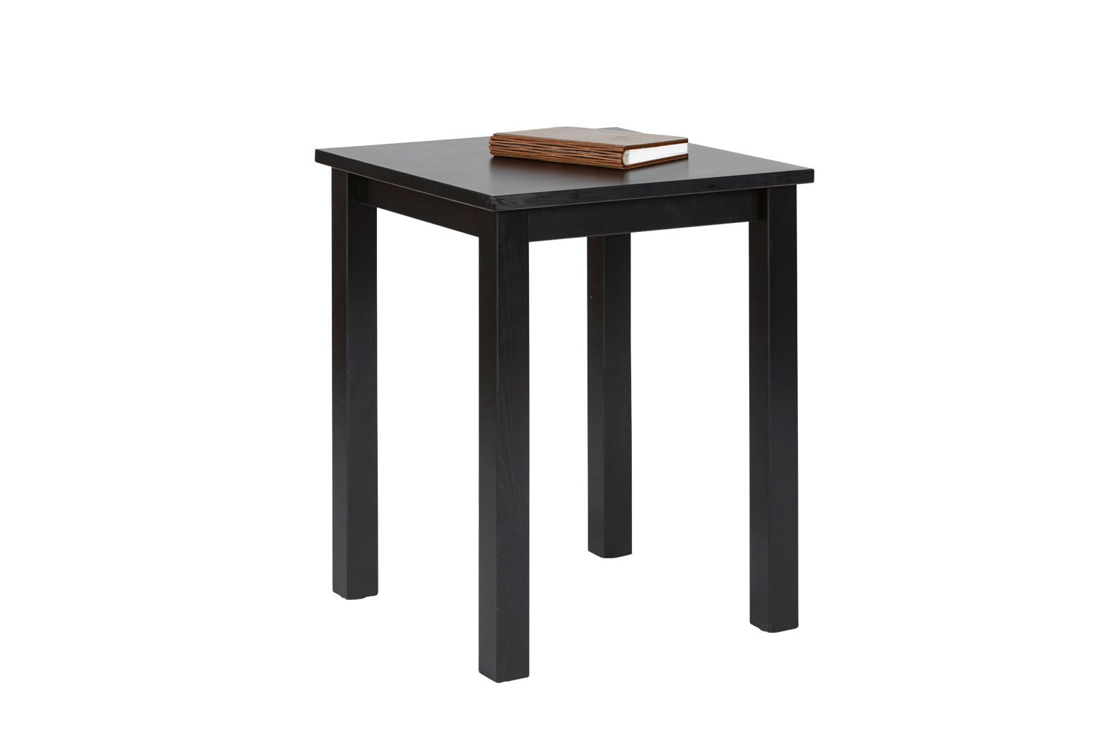 Beistelltisch Michael Massivholz schwarz 45x55x45 cm