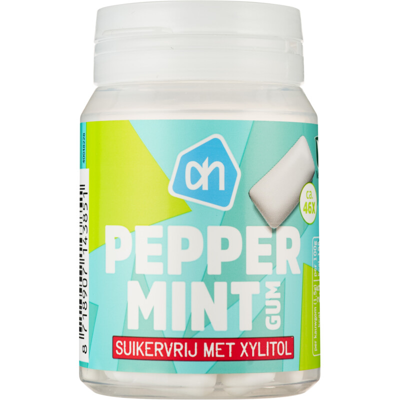 AH Peppermint gum suikervrij