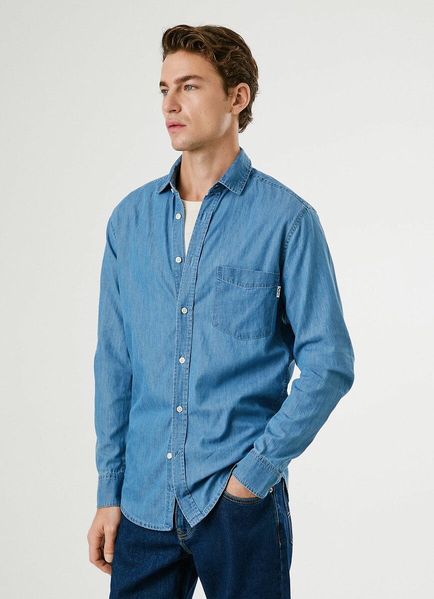 PEPE JEANS<br>Camisa jeans slim